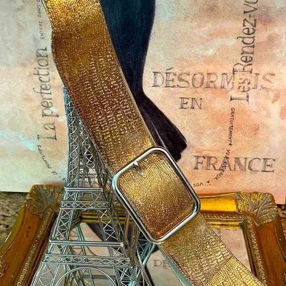 Wonderful gold, Suzi Roher belt. 7411 – SUZI ROHER main image 4